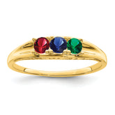 14k Family Jewelry Ring - 7 / Genuine